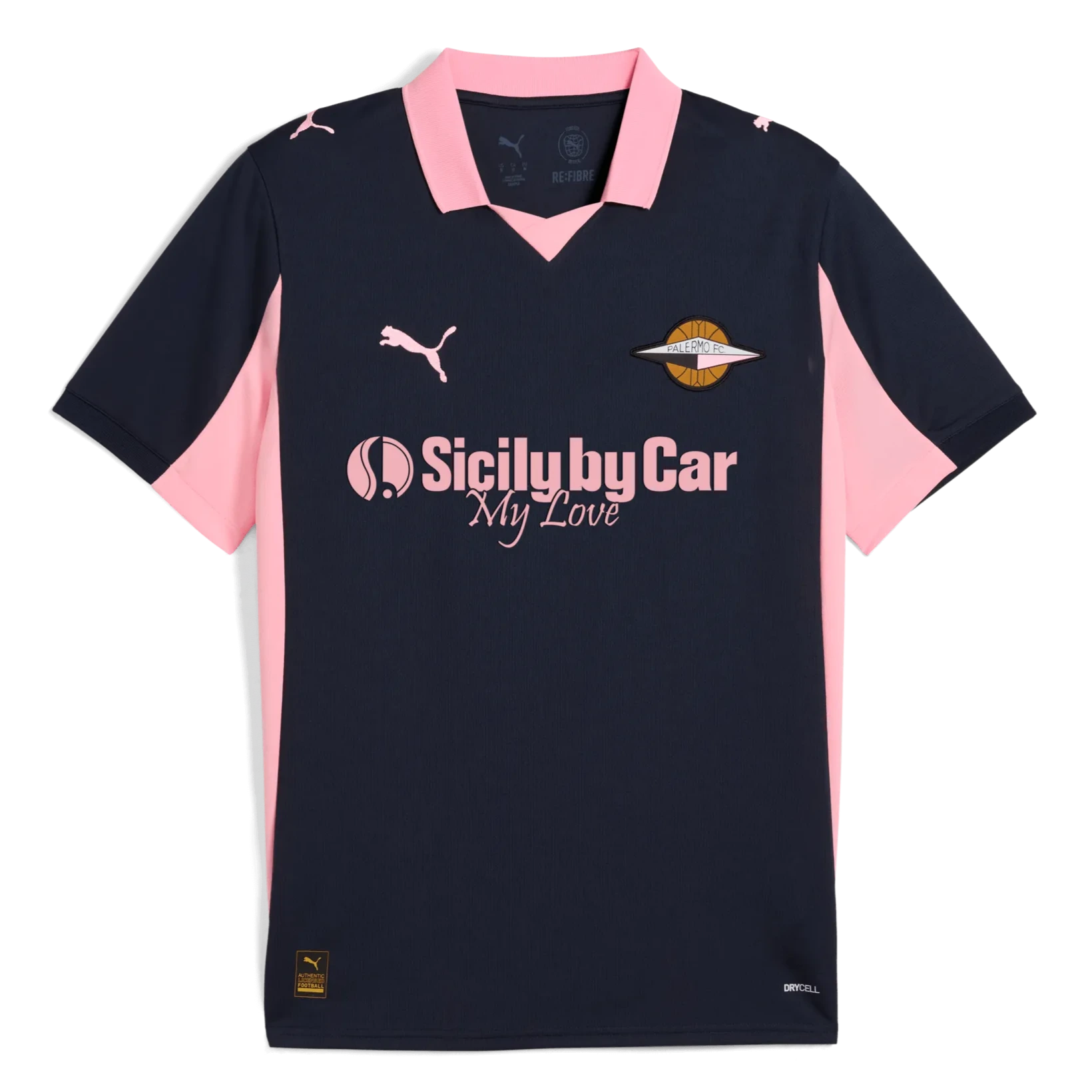 Puma 2025-26 Palermo Men's Stadium Home and Away Soccer Jersey