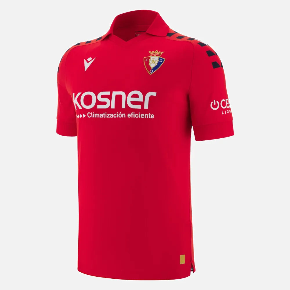 Macron 2025-26 Osasuna Men's Authentic Home Soccer Jersey

Red