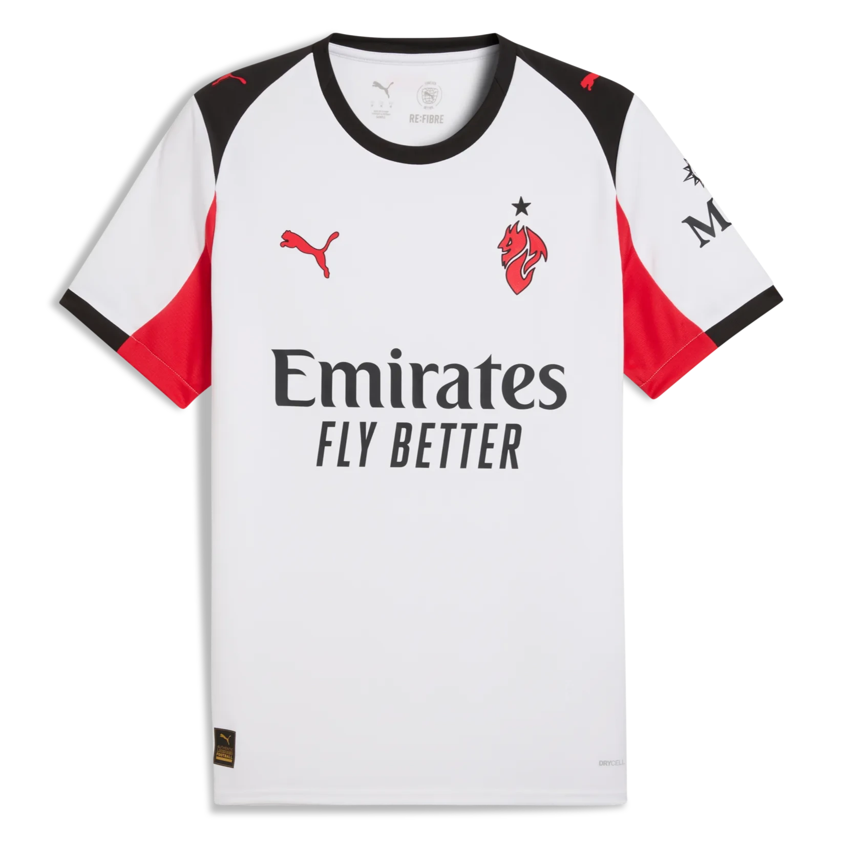 Puma 2025-26 AC Milan Men's Stadium Away Soccer Jersey

PUMA White-For All Time Red