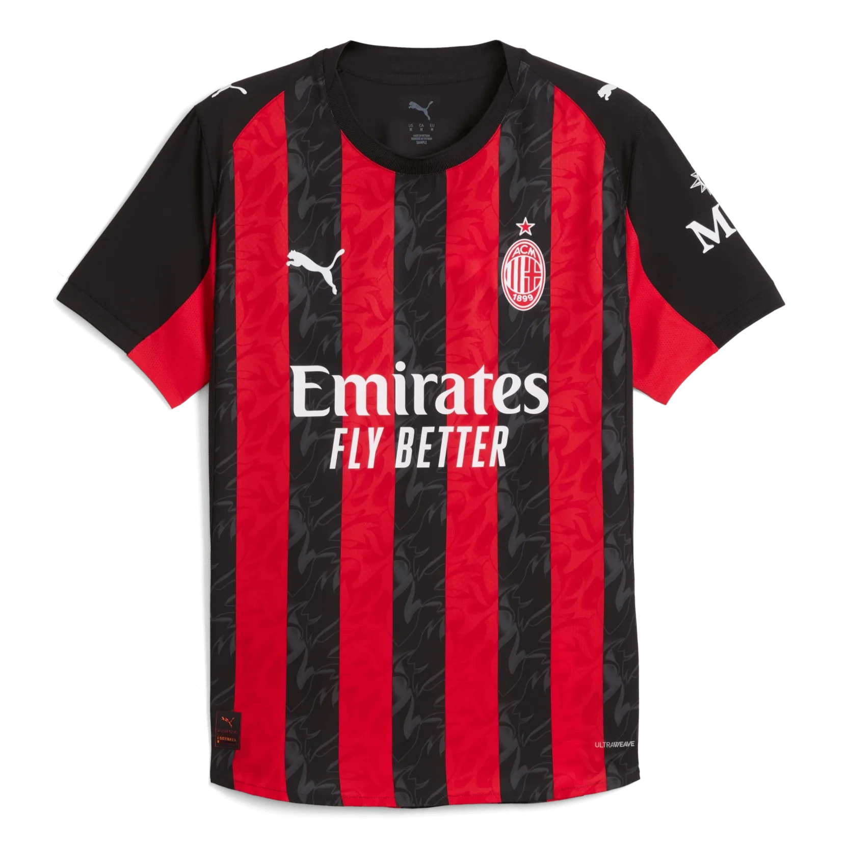 Puma 2025-26 AC Milan Men's Authentic Home Soccer Jersey

For All Time Red-Puma Black