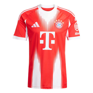 adidas 2025-26 Bayern Munich Men's Stadium Home Soccer Jersey

Red