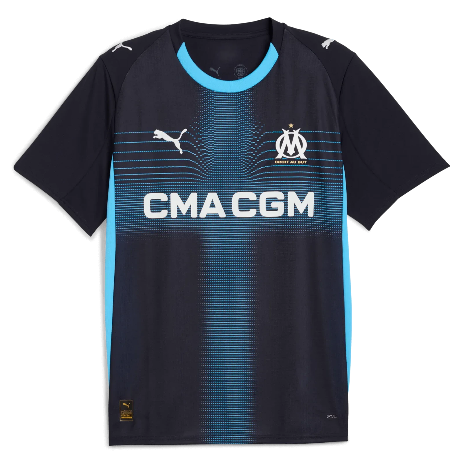 Puma 2025-26 Olympique de Marseille Men's Stadium Away Soccer Jersey